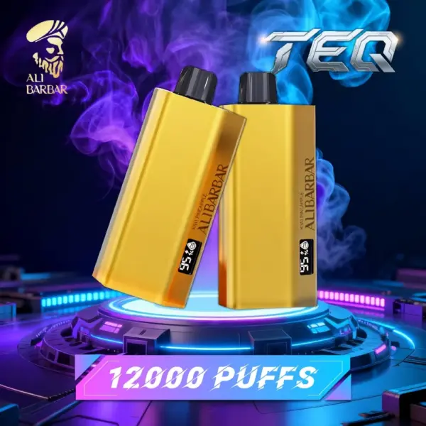 Alibarbar TEQ 12000 Puffs-10 packs(Ship from overseas)