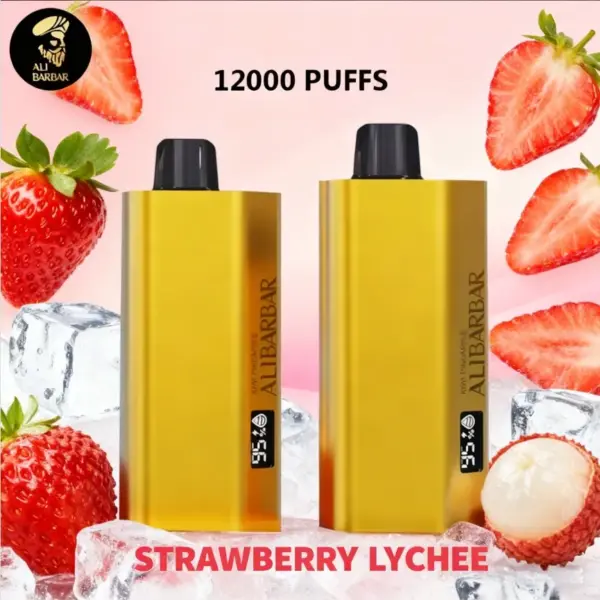 Alibarbar TEQ 12000 Puffs-Strawberry Lychee