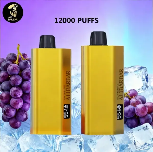 Alibarbar TEQ 12000 Puffs-Grape Ice