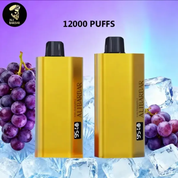 Alibarbar TEQ 12000 Puffs-Grape Ice