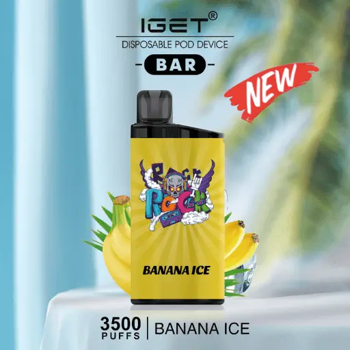 IGET BAR BANANA ICE 3500 Puffs Disposable Vape