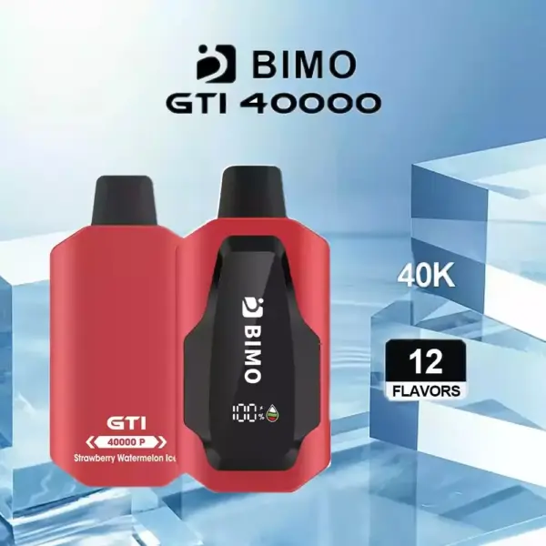 BIMO GTI 40K Puffs Strawberry Watermelon Ice