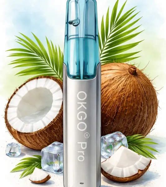 OKGO 6500 Puffs Coconut pure-10 Pack
