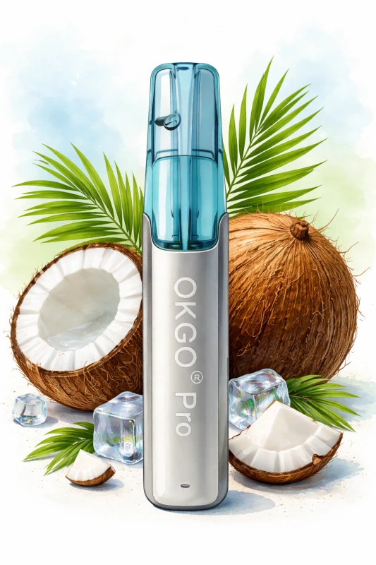 OKGO 6500 Puffs Coconut pure-10 Pack