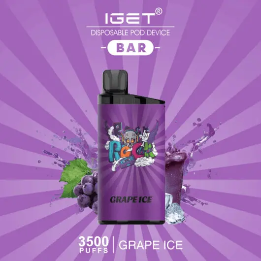 IGET BAR GRAPE ICE 3500 Puffs
