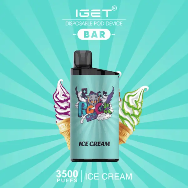 IGET BAR ICE CREAM 3500 Puffs Disposable Vape