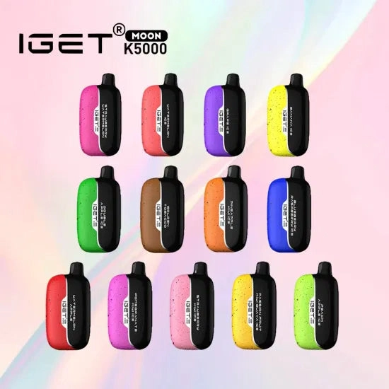 IGET Moon 5000 Puffs-ship from overseas Wholesale – 5~200pack