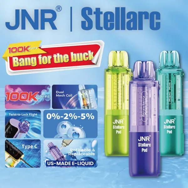 JNR Stellarc 100K Disposable Pod (5%, 100,000 Puffs)