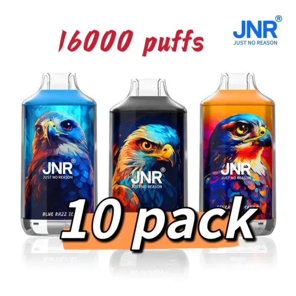 JNR Falcon 16000 Puffs 10 Packs (Ship from oversea)
