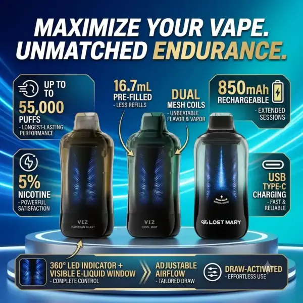 Lost Mary VIZ 55K Disposable Vape