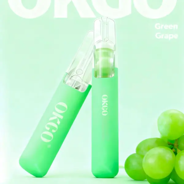 OKGO 6500 Puffs Green Grape -10 Pack