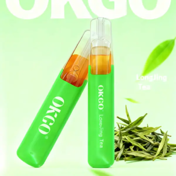 OKGO 6500 Puffs Long Jing Tea -10 Pack