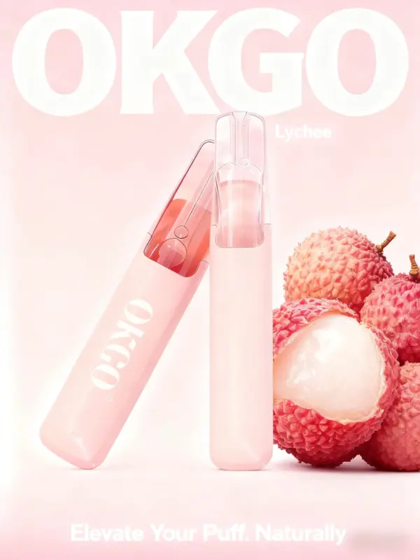 OKGO 6500 Puffs Lychee-10 Pack