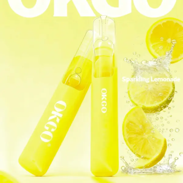 OKGO 6500 Puffs Sparkling Lemonade-10 Pack