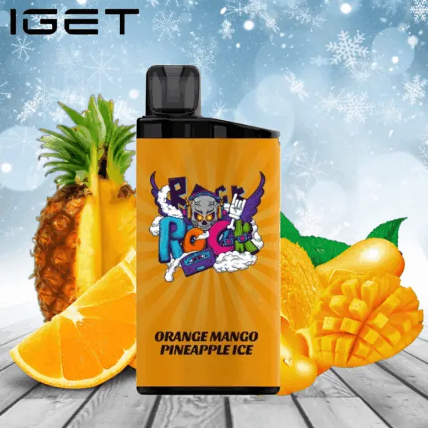 IGET BAR ORANGE MANGO PINEAPPLE ICE 3500 Puffs Disposable Vape