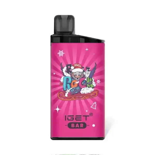 IGET BAR STRAWBERRY WATERMELON HARD CANDY 3500 Puffs Disposable Vape
