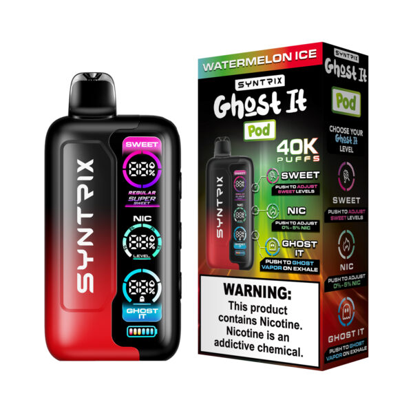 SYNTRIX Ghost It by Pod Juice Invisible Vape | 40K Puffs - image 2