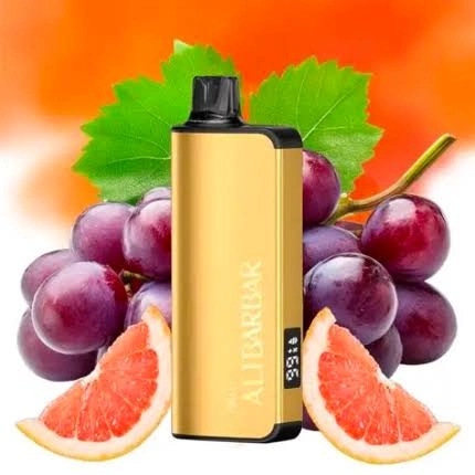ALIBARBAR INGOT Grape Grapefruit 9000 Puffs