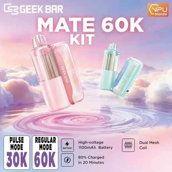 Geek Bar Mate 60K Disposable Vape Kit 5%