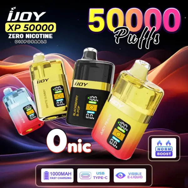 iJoy XP50000 Disposable Vape (0%, 50000 Puffs)