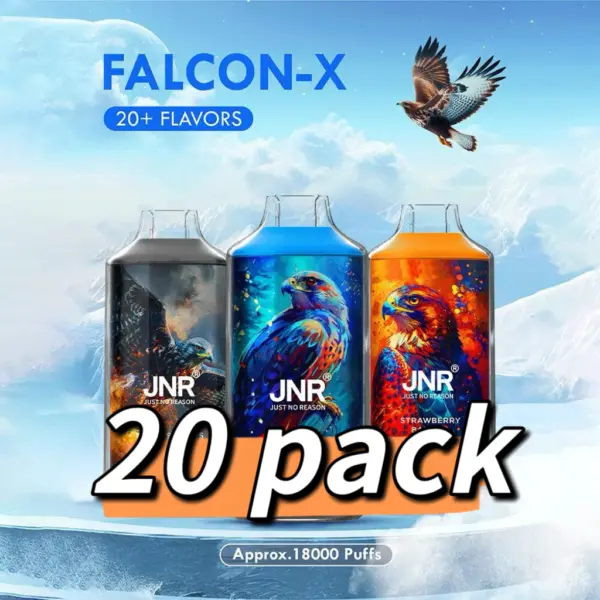 JNR Falcon-X 18000 Puffs 20 Pack (Ship from oversea)