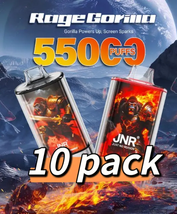 JNR Rage Grilla 55000 Puffs 10 Packs (Ship from oversea)