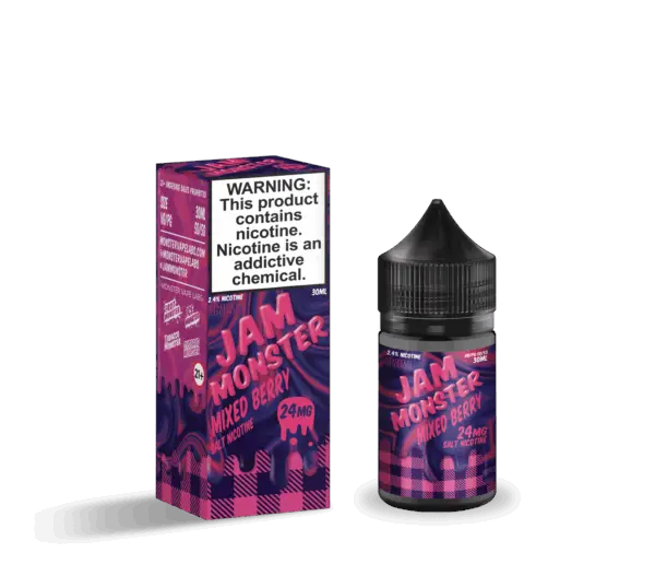 Jam Monster Salts Mixed Berry 30ml Nic Salt Vape Juice