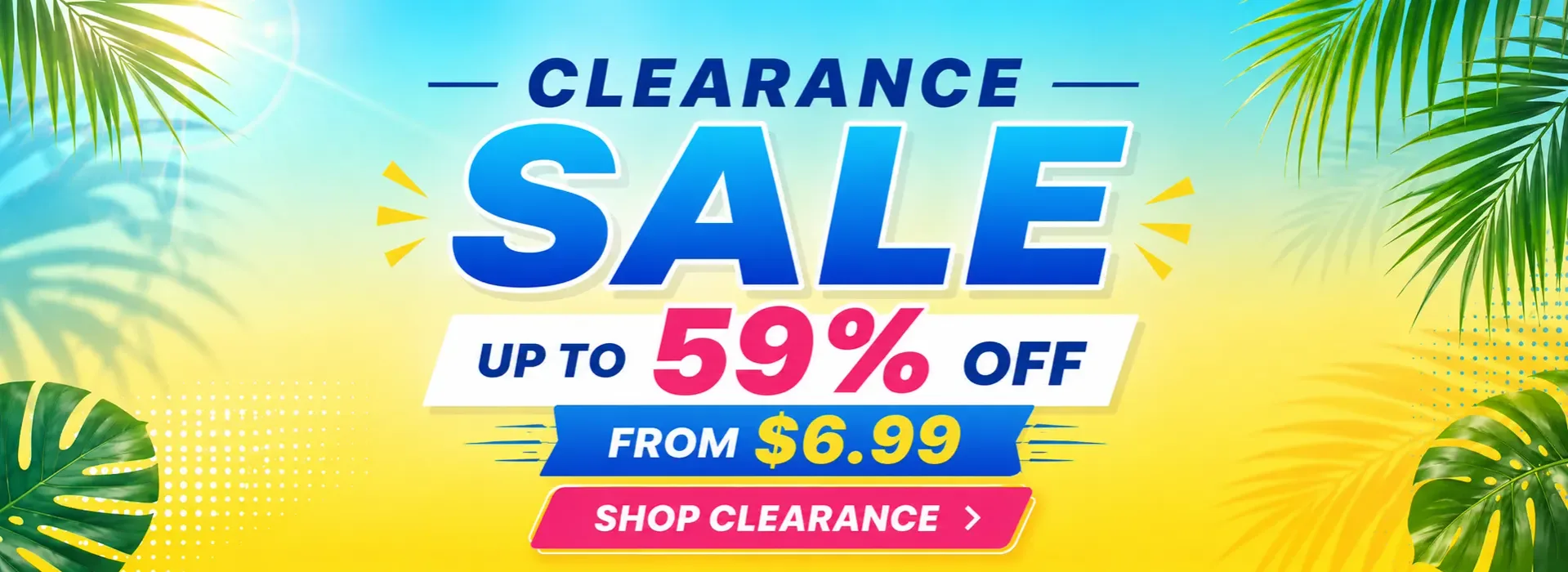clearance sale